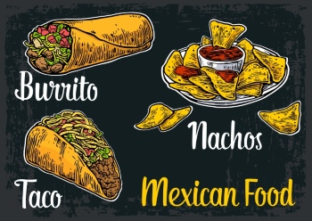 Mexican Food Design Elements 35xEPS Mexican Food Design Elements 35xEPS
