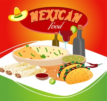 Mexican Food Design Elements 35xEPS Mexican Food Design Elements 35xEPS