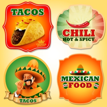 Mexican Food Design Elements 35xEPS Mexican Food Design Elements 35xEPS