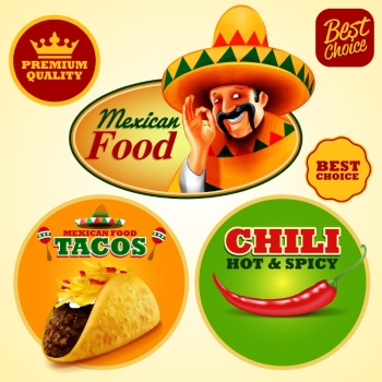 Mexican Food Design Elements 35xEPS Mexican Food Design Elements 35xEPS