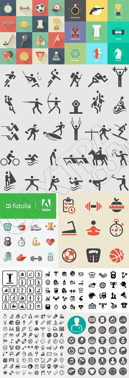 Vector Sport Icons 25xEPS Vector Sport Icons 25xEPS