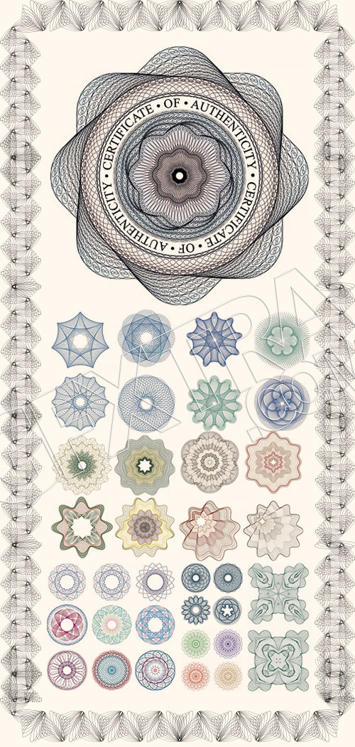 Guilloche 25xEPS Guilloche 25xEPS