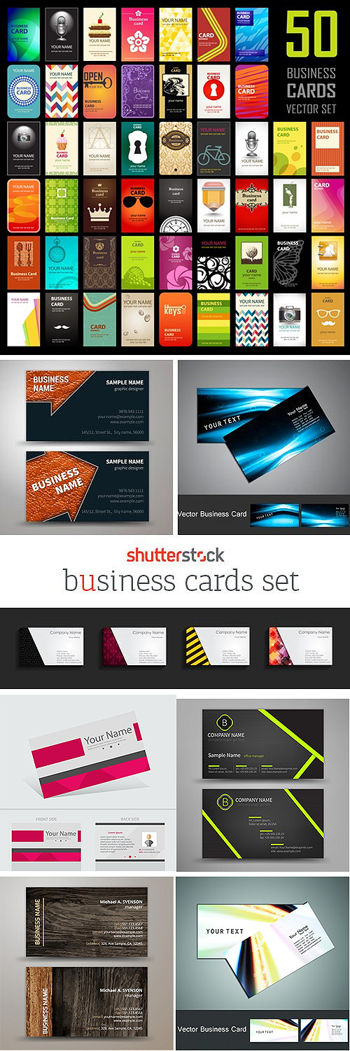 Business Cards Set 24xEPS Business Cards Set 24xEPS