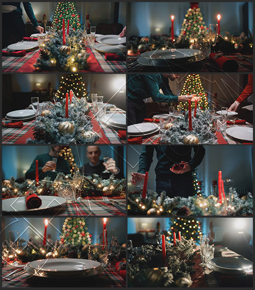 Christmas Dinner Footages 11xMOV, 4k, 8k ProRes Christmas Dinner Footages 11xMOV, 4k, 8k ProRes