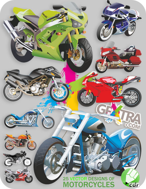 REUPLOAD! Motorcycles 25xCDR