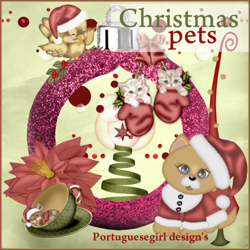 Scrap-collection "Christmas Pets"