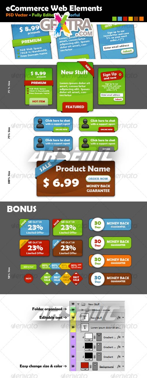 eCommerce Web Elements - GraphicRiver - REUPLOADED!