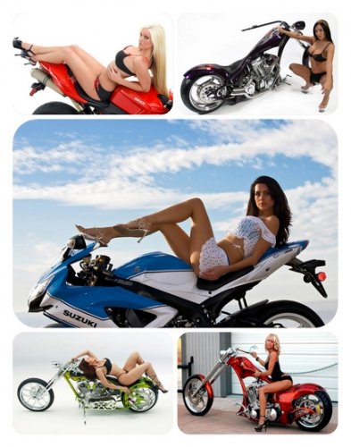 Wallpapers - Girls and Motorcycles 2011