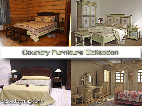 3D models of Country Furniture