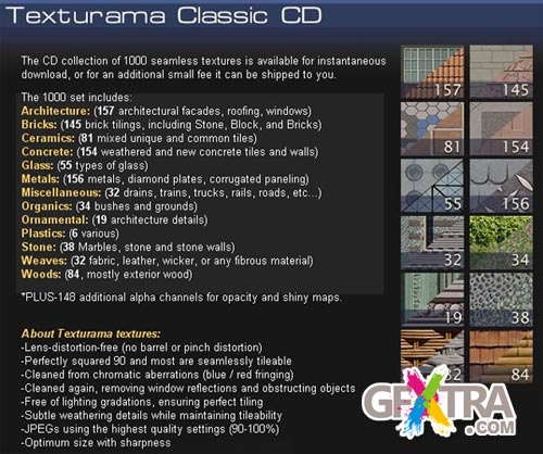 Texturama - 1000 Seamless Textures