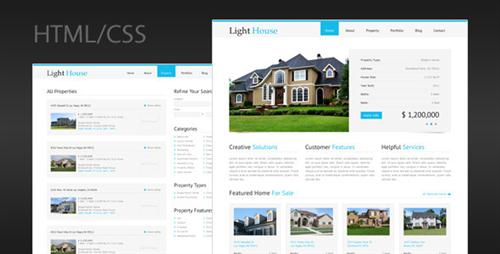 ThemeForest - Light House - Clean Real Estate HTML Template