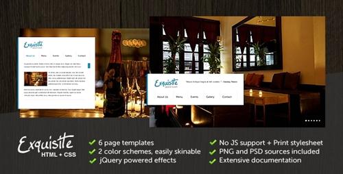 Exquisite Html Template, Dark & Light - ThemeForest