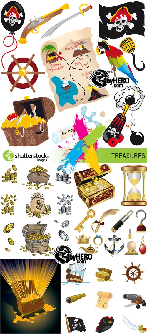 Treasures 5xEPS Vector SS