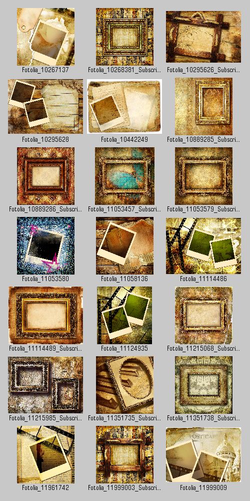 Stock Photo - Retro Backgrounds & Frames