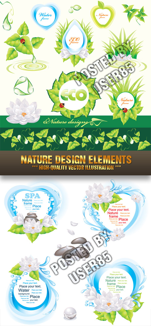 Stock Vector - Nature Design Elements