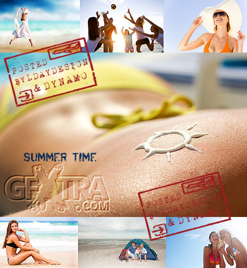 Stock Photo - Summer vacations at the beach