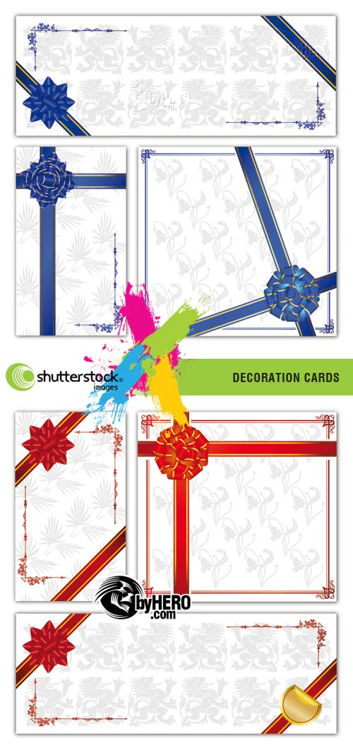 Decoration Cards 2xEPS Vector SS