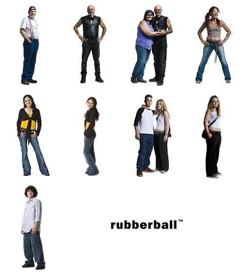 RubberBall 005 Adult Silhouettes Casual