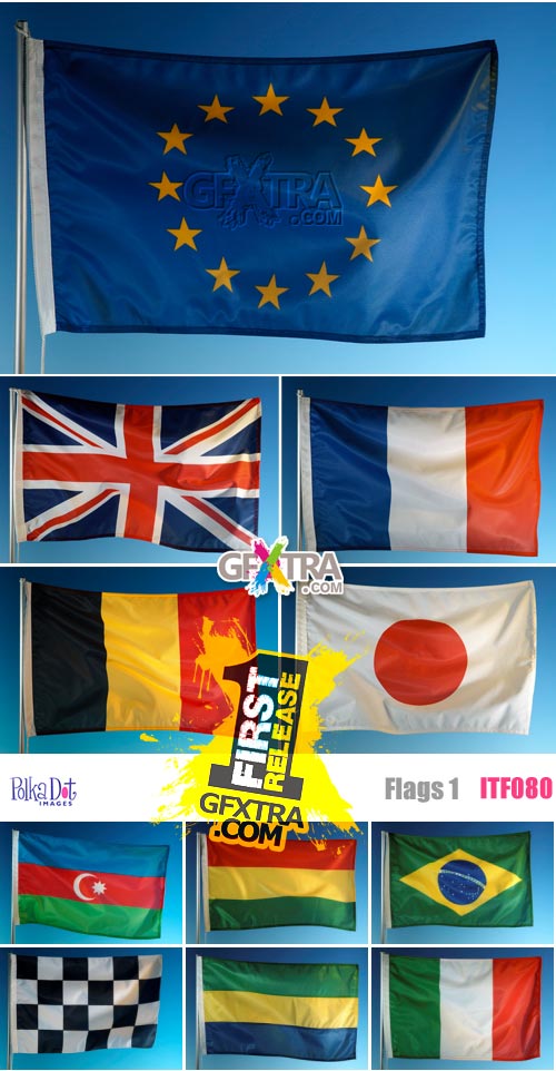 Polka Dot Images ITF080 Flags-1