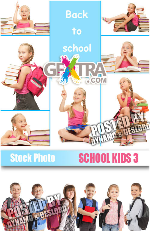 School kids 3 - UHQ Stock Photo