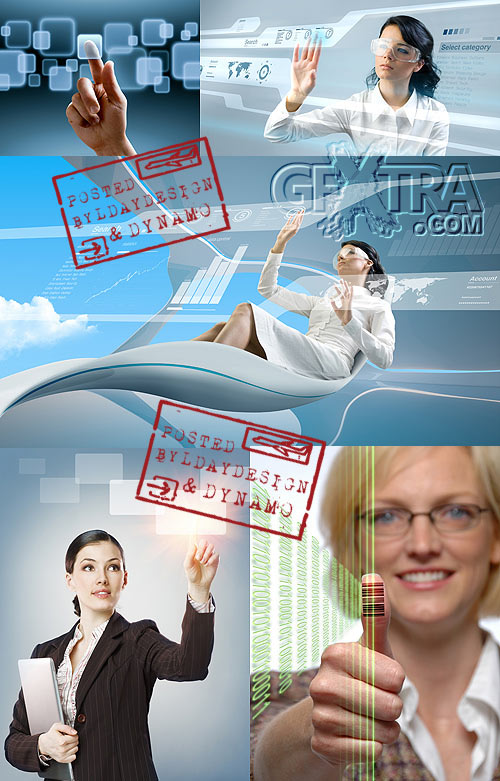 Hi-tech and Innovative technologies concept - Stock Photo