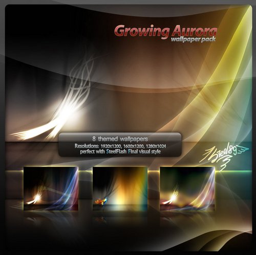 Growing Aurora Wallpaper Pack