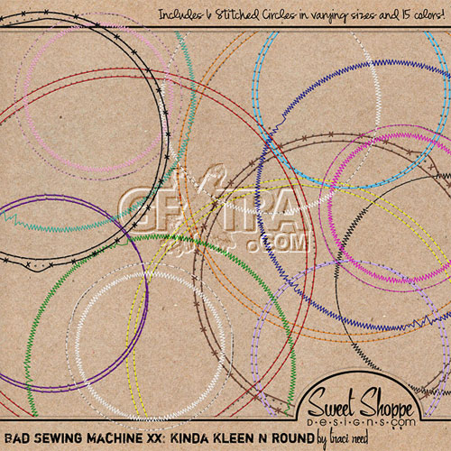 Bad Sewing Machine XX: Kinda Kleen N Round - Sweet Shoppe Designs