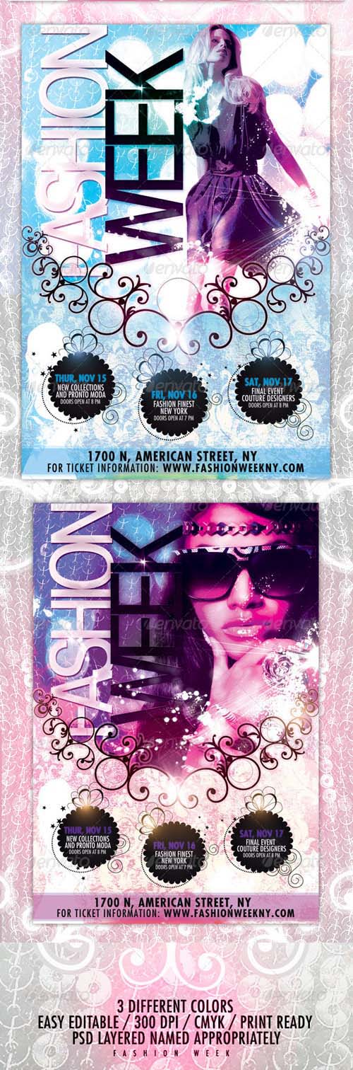 GraphicRiver - Fashion Week Flyer