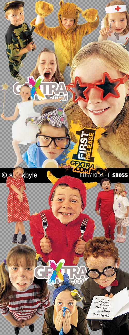 StockByte SB055 Busy Kids I