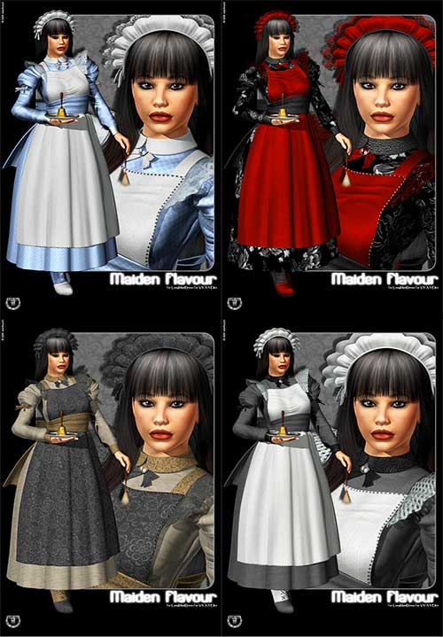 Maiden Flavour for LongMaidDress for V4 A4 Elite