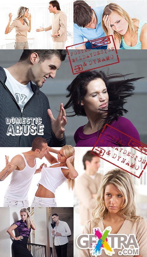 Conflict, quarrel & domestic abuse - Stock Photo