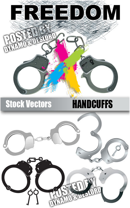 Handcuffs - Stock Vectors