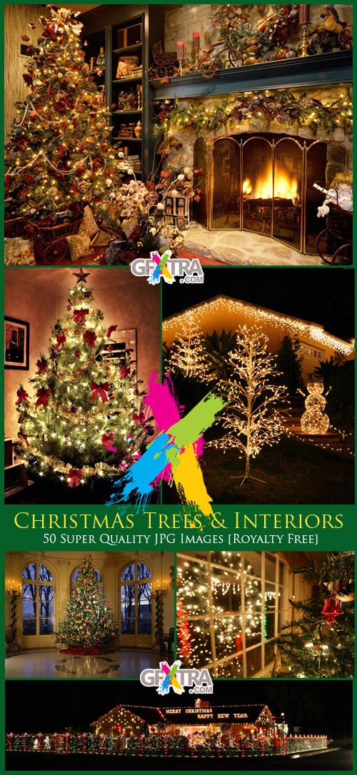 Christmas Trees & Interiors, 50xJPGs