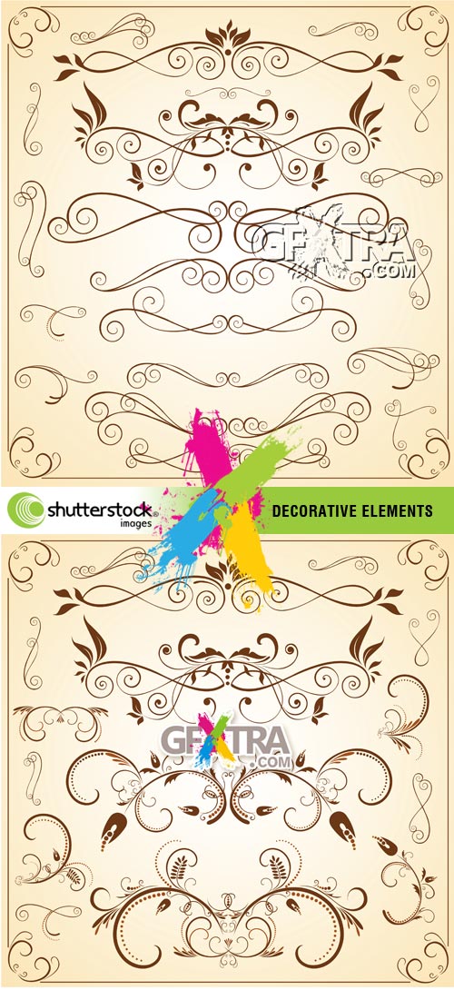 Decorative Elements 2xEPS Vectors