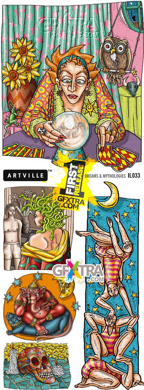 Artville Illustrations IL033 Dreams & Mythologies