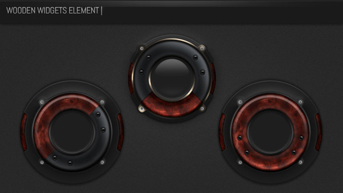 Circular Widgets PSD