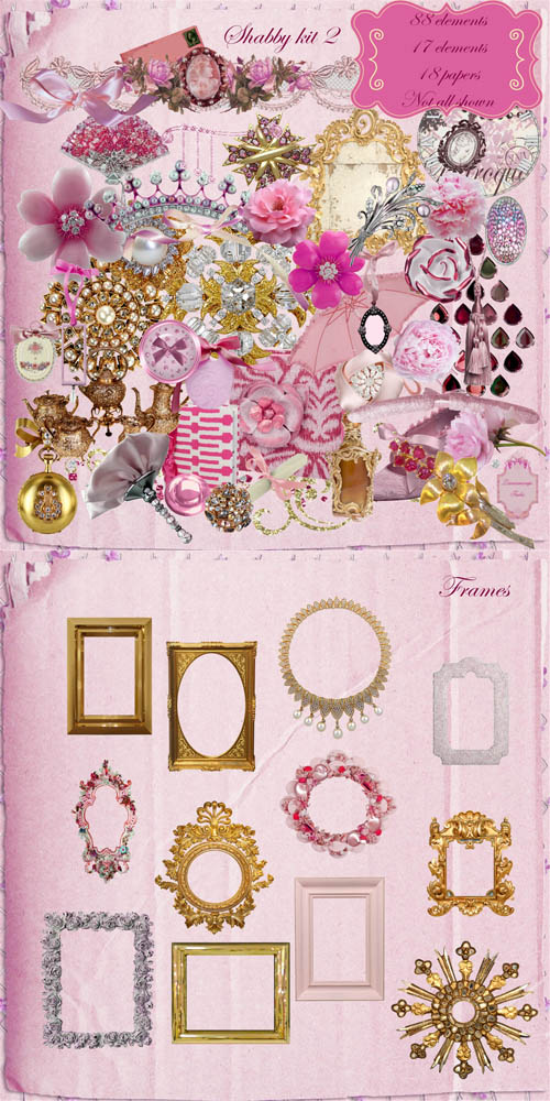 Romantic Scrap-set 2012 - Shabby Love Weddings