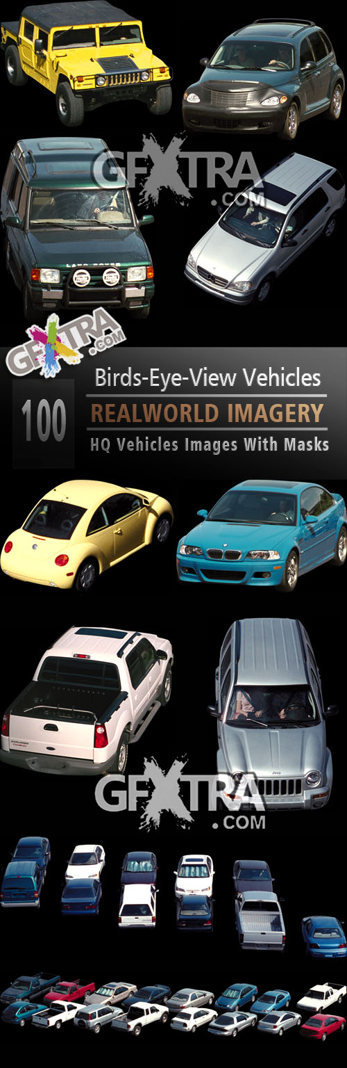 Realworld Imagery Birds-Eye-View Vehicles