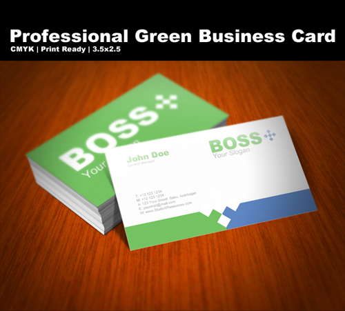 Boss Business Card Psd