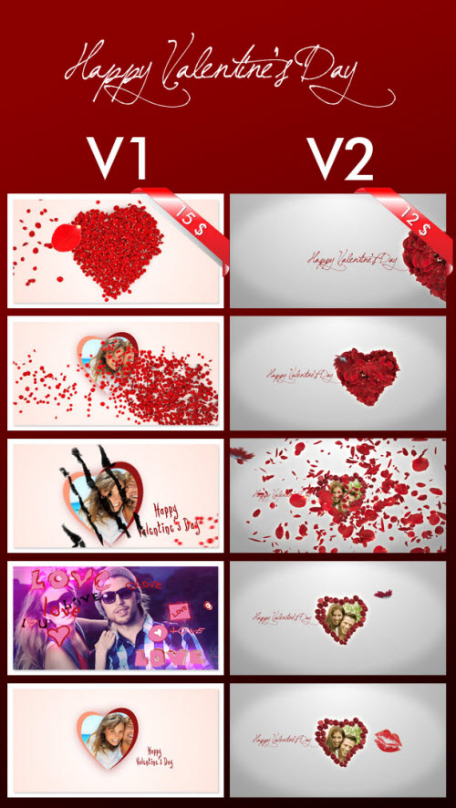 COPYRIGHT! Roses and Valentine's Day - Project for After Effects (VideoHive)