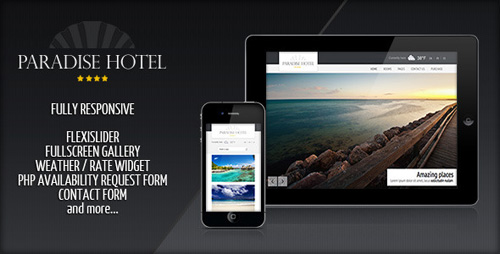 ThemeForest - Responsive Paradise Hotel - RiP