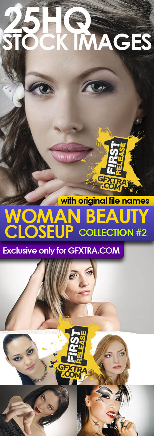 Woman Beauty Closeup Collection #2