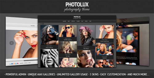 ThemeForest - Photolux v1.2 - Photography Portfolio WordPress Theme