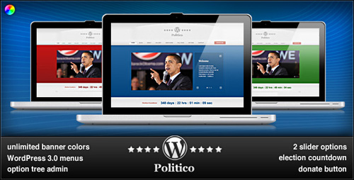 ThemeForest - Politico v1.1 - Responsive Political Campaign WP Theme - 139979