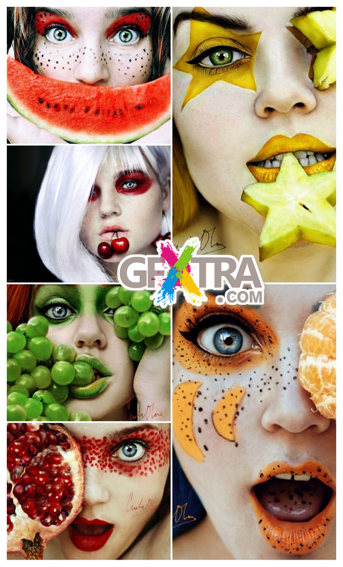 Fruit self-portraits of Christina Otero