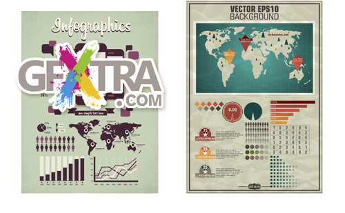 Infographic elements set 35 UNQ EPS