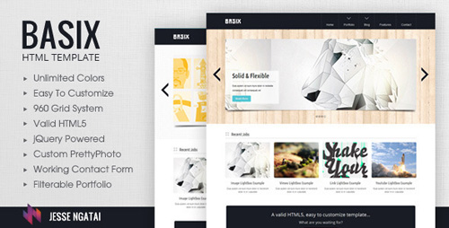 Basix - Premium HTML5 Template RIP