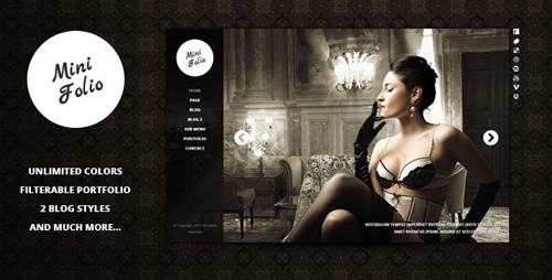 ThemeForest - MiniFolio - HTML Template - Rip