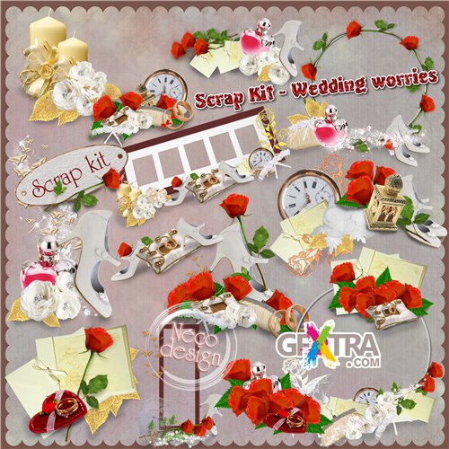 Scrap Kit - Wedding worries