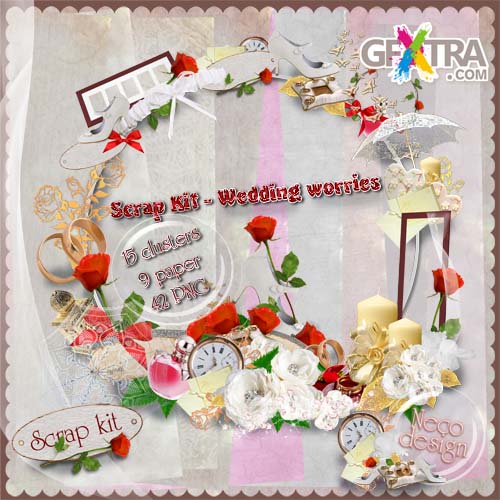 Scrap Kit - Wedding worries